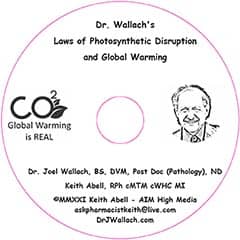 Dr. Wallach’s Law’s of Photosynthetic Disruption and Global Warming by Dr. Joel Wallach and Keith Abell – CD